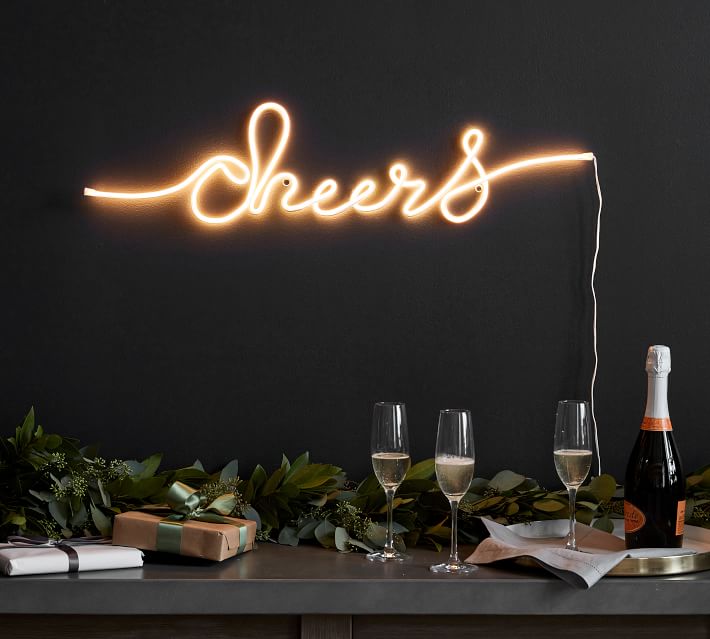 Light Up Cheers Sign Wall Art thumbnail 2