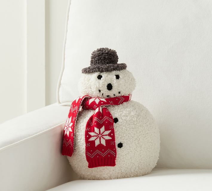 Archie Snowman Shaped Pillow thumbnail 2