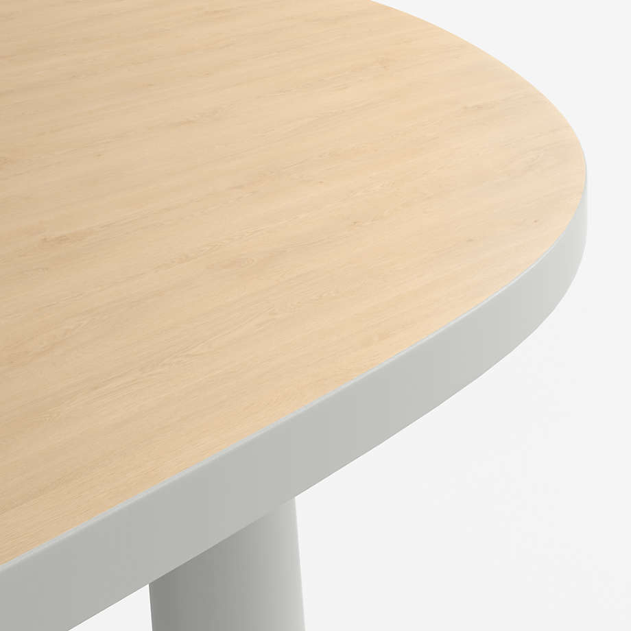 Rue Adjustable Grey Wood Kids Table with 15" Legs thumbnail 3