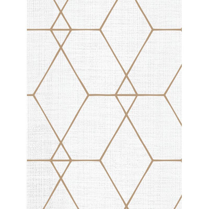 Stimsone Hexagon Art Deco Paintable Peel and Stick Wallpaper Panel thumbnail 2