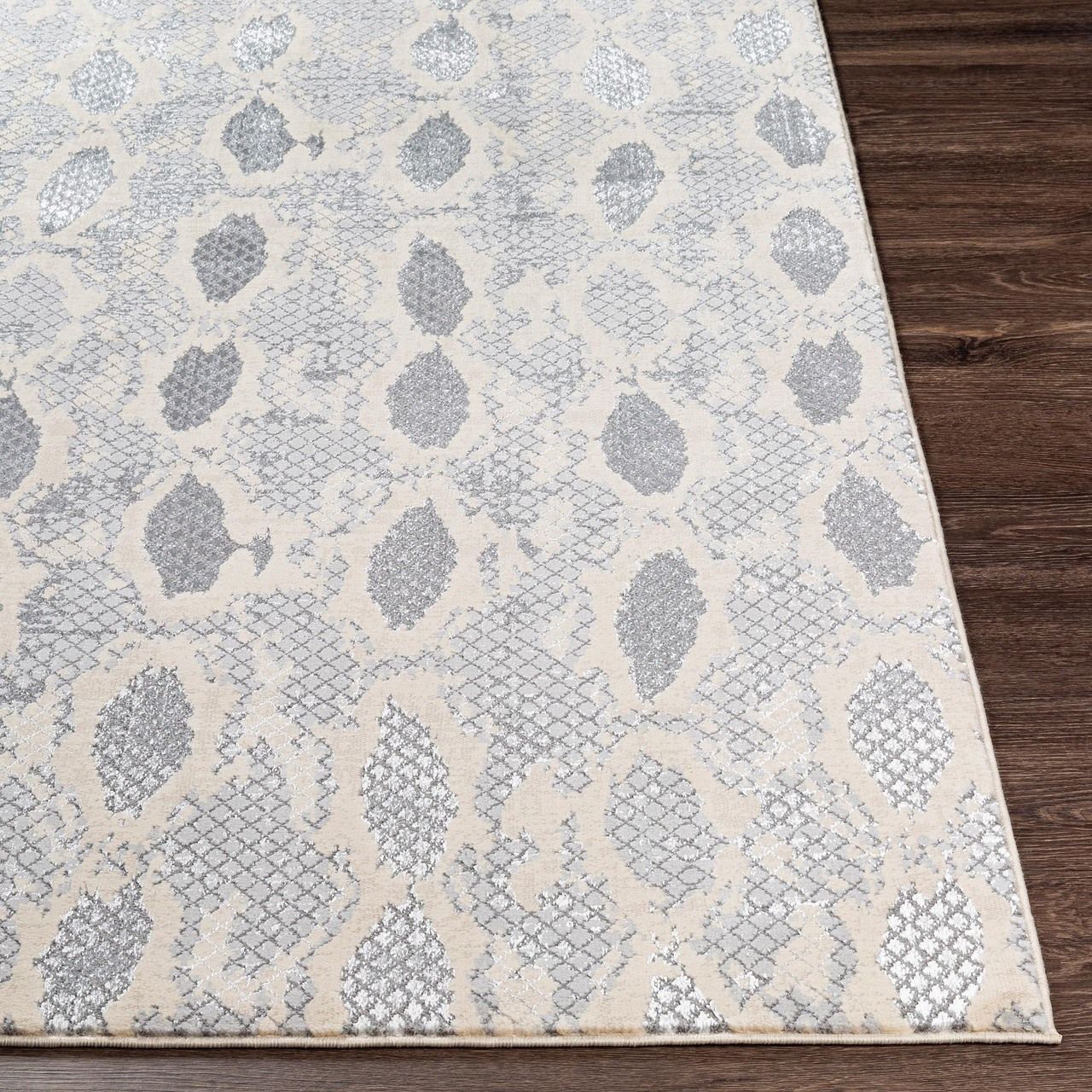  Amaral Rug Silver Grey 7'10"X10'2" thumbnail 2