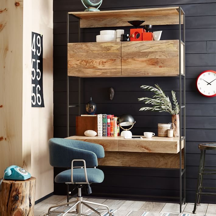Industrial Modular Wall Desk thumbnail 2