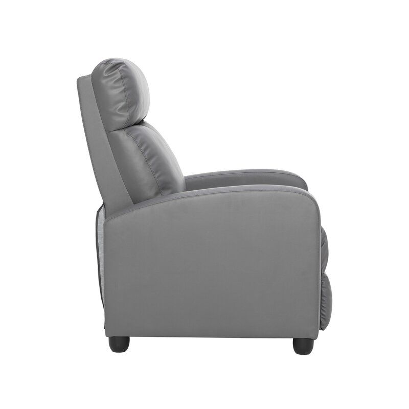 Gaffney Faux Leather Home Theater Individual Seat thumbnail 4