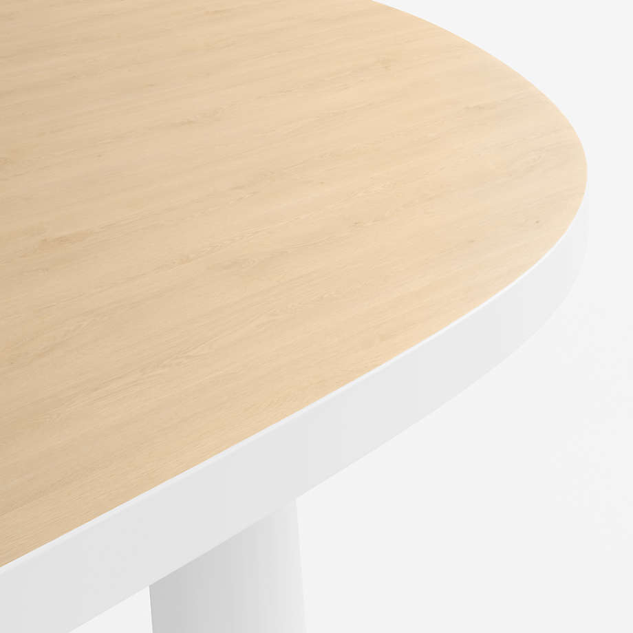 Rue Adjustable White Wood Kids Table with 23" Legs thumbnail 2