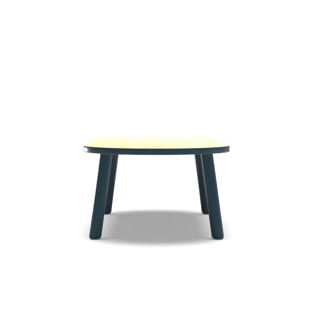 Rue Adjustable Midnight Blue Wood Kids Table thumbnail 2
