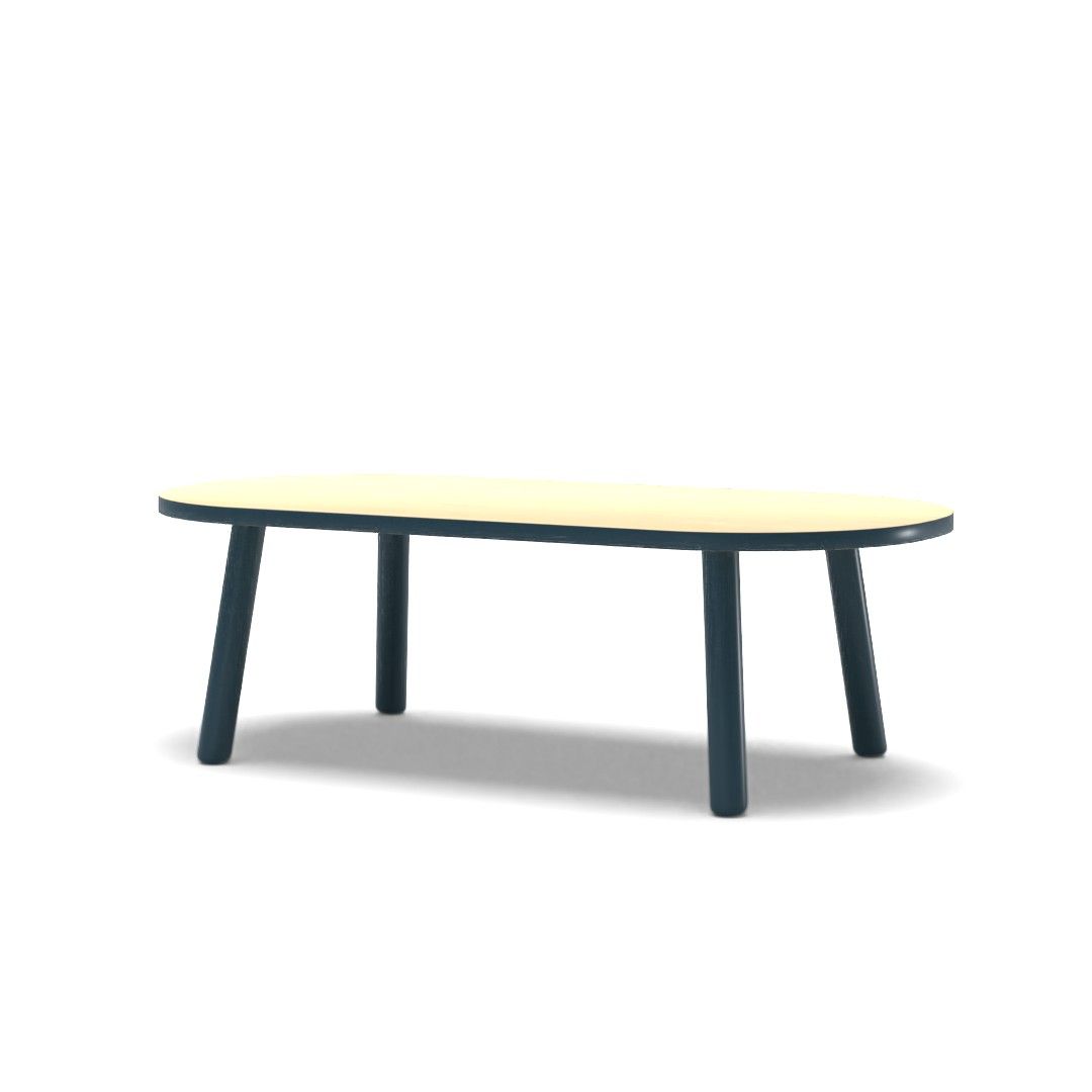 Rue Adjustable Midnight Blue Wood Kids Table thumbnail 3