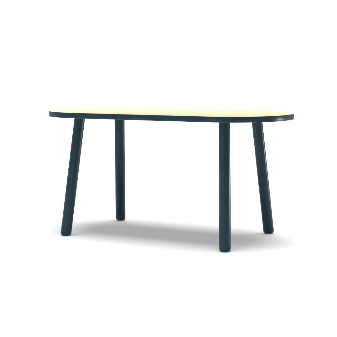 Rue Adjustable Midnight Blue Wood Kids Table thumbnail 3
