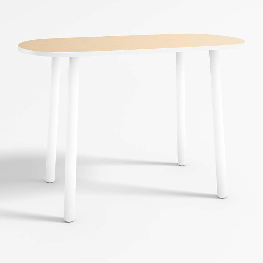 Rue Adjustable White Wood Kids Table thumbnail 4