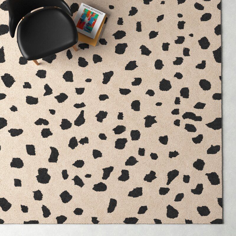 Jayson Animal Print Tufted Wool Area Rug 9'x13' thumbnail 2