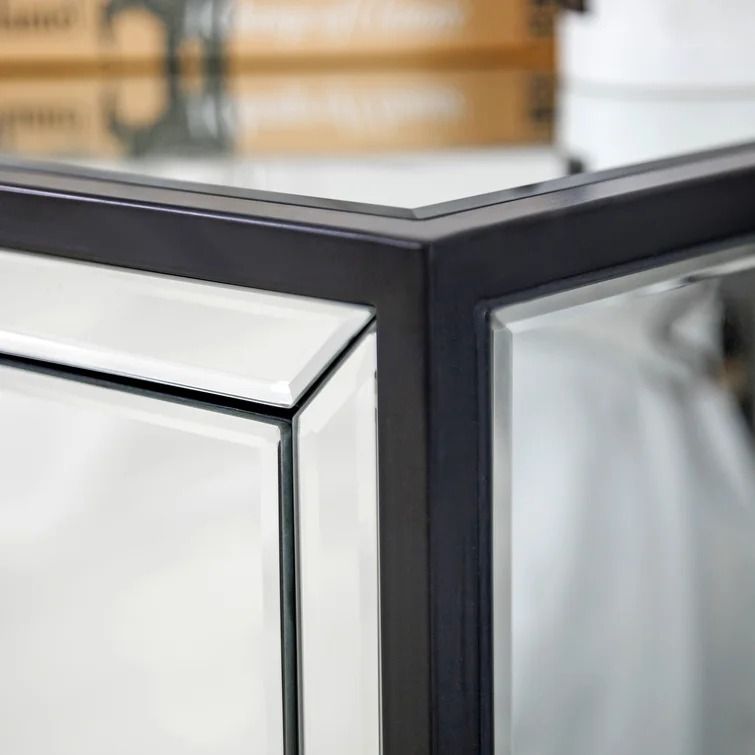 Reginald 2 Drawer Nightstand in Silver thumbnail 4