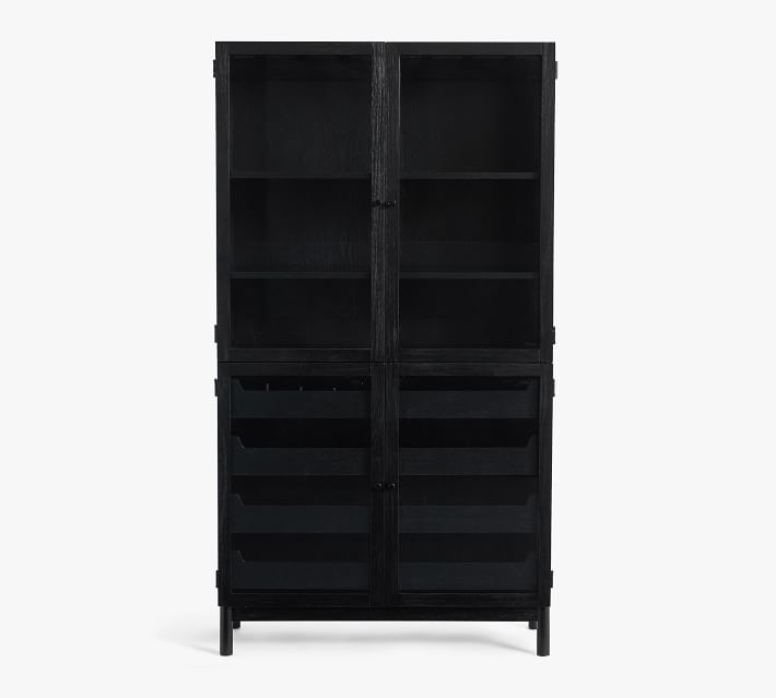 Haven Wood Hutch Black thumbnail 3