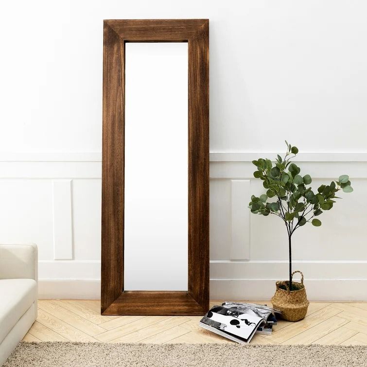 Lillet Wood Framed Leaning Full Length Mirror thumbnail 2