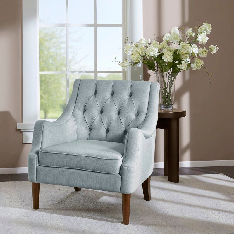 Galesville Wide Tufted Wingback Chair thumbnail 2