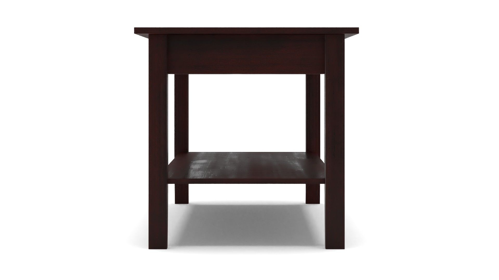 Leeland James Solid Wood Coffee Table with Storage thumbnail 2