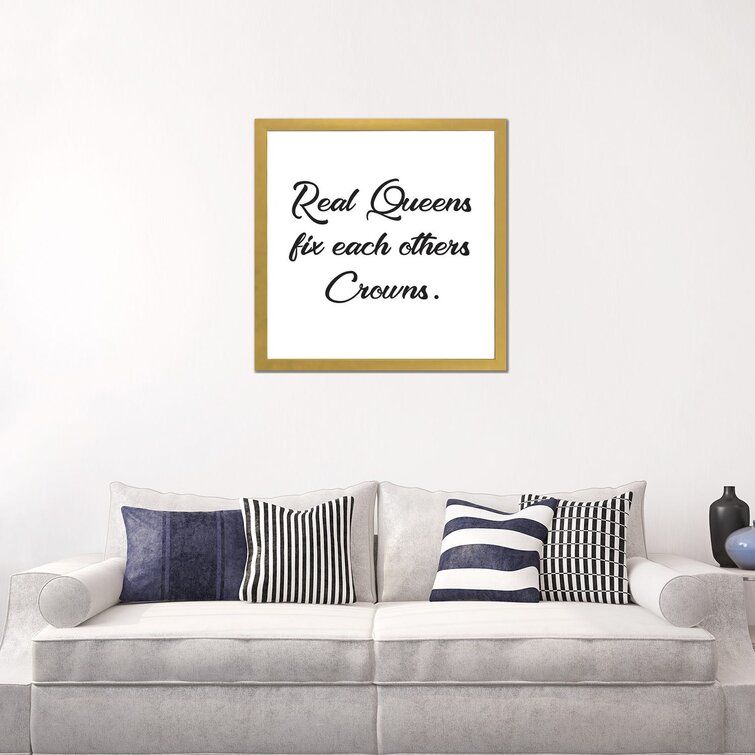 Real Queens Fix by Nikki Chu With Frame 24"x24" thumbnail 2
