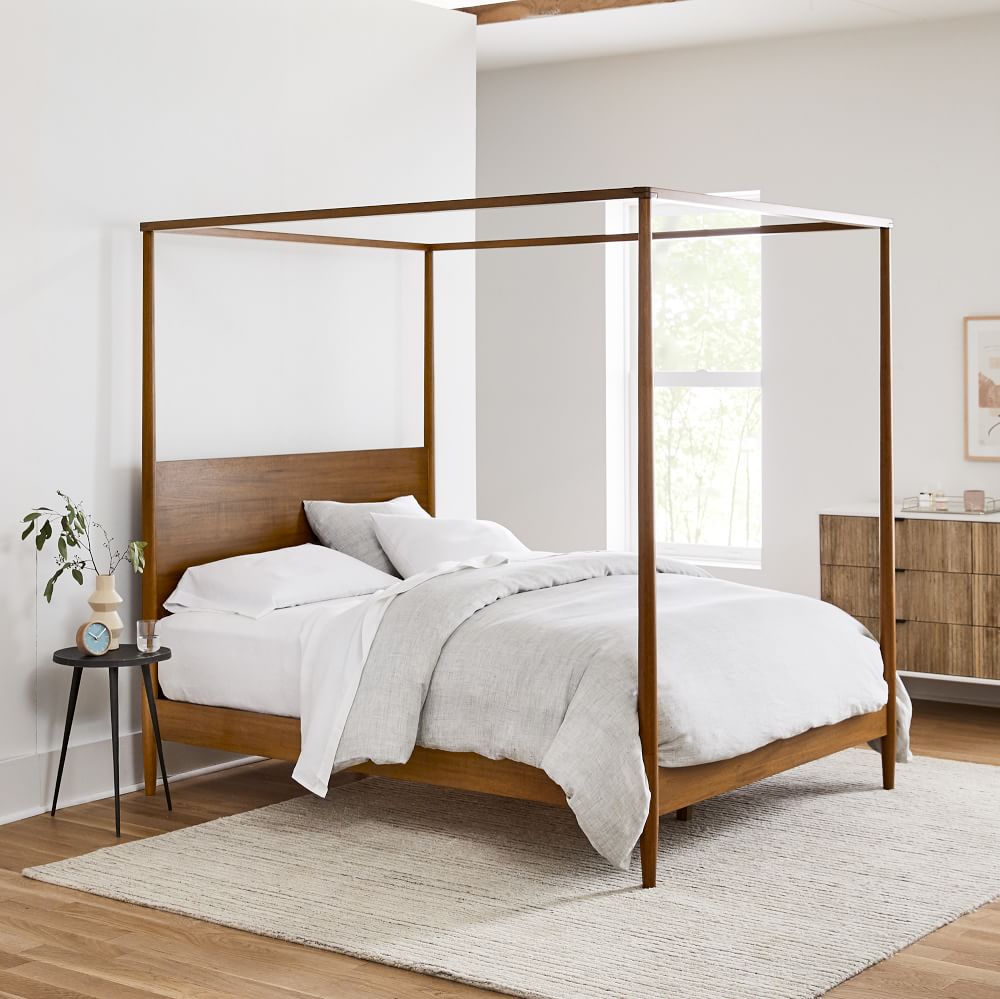Mid Century Canopy Bed-Queen thumbnail 2