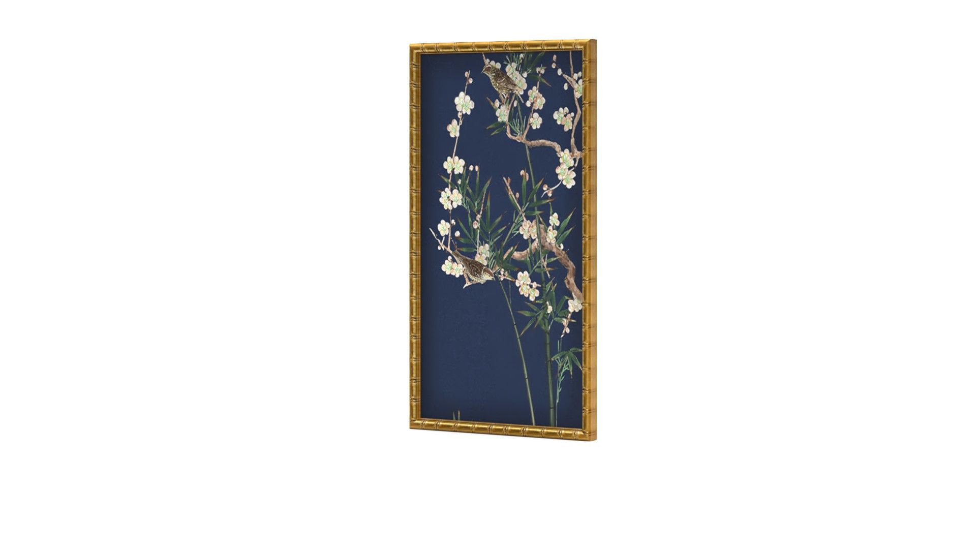 Blooming Branches Art Framed 12"x23" thumbnail 2