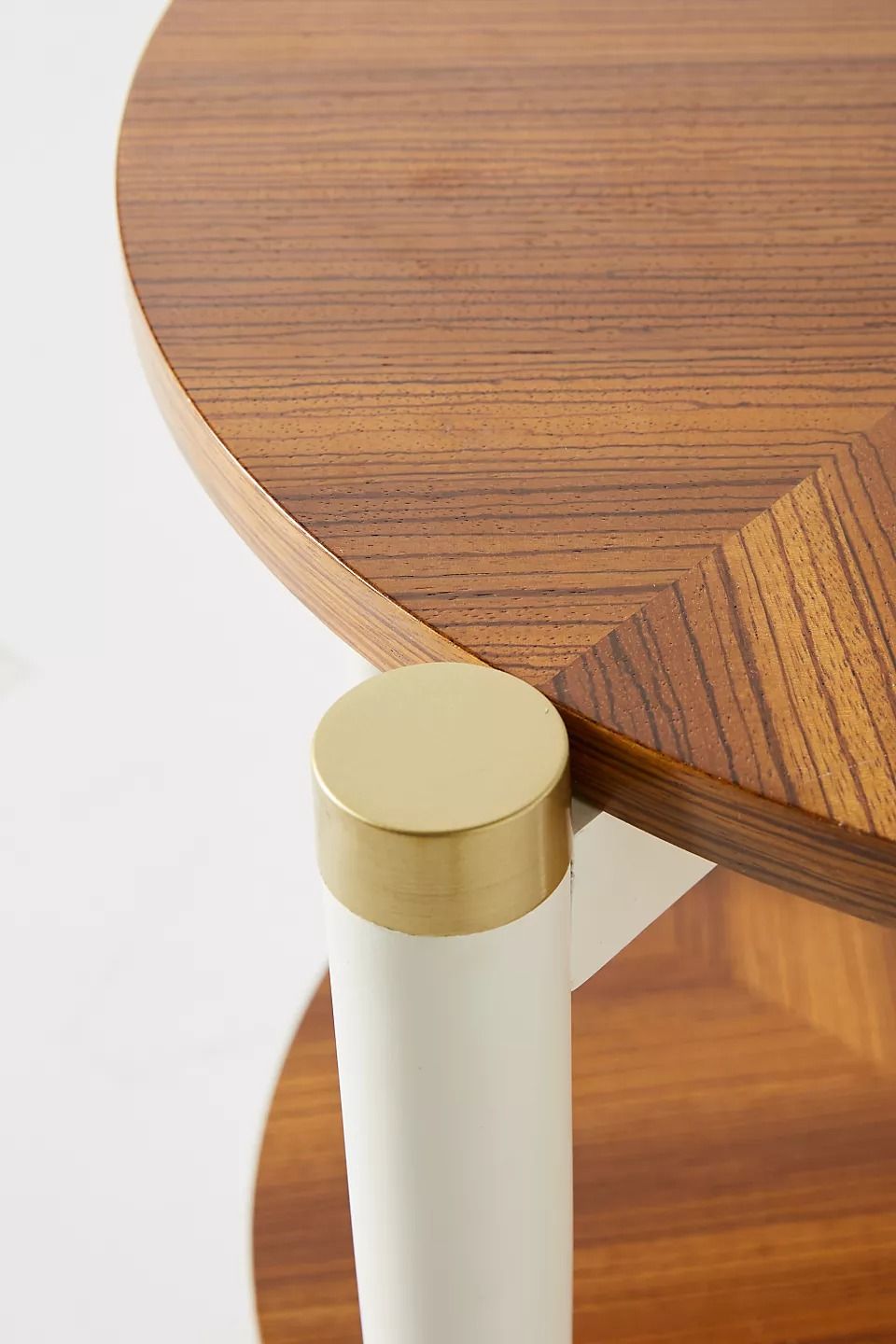 Geo Marquetry Side Table Zebra Wood thumbnail 4