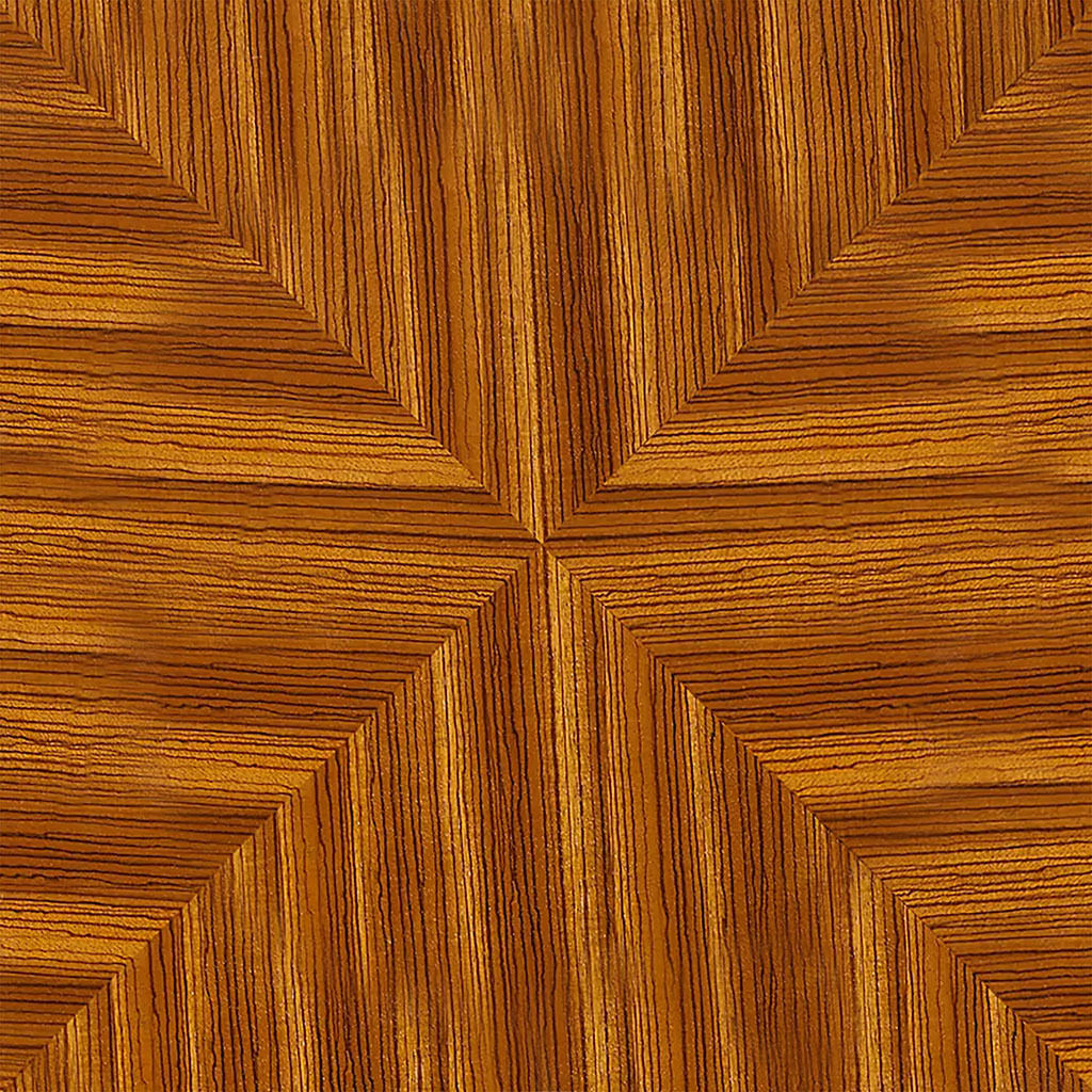 Geo Marquetry Side Table Zebra Wood thumbnail 6