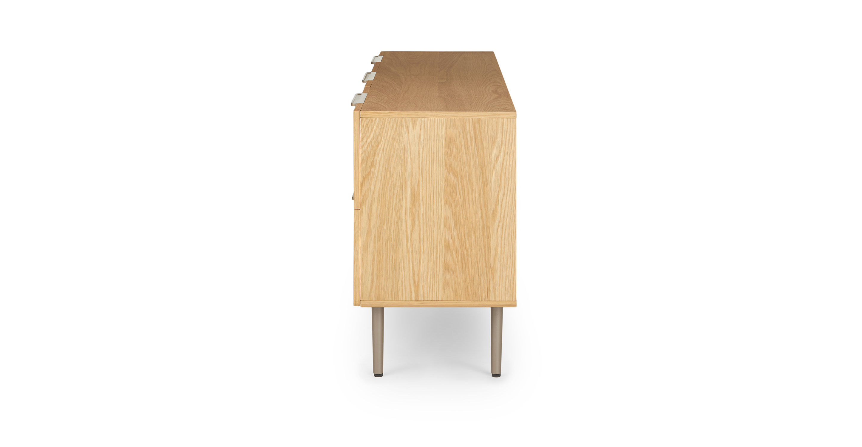 Nera Oak 6 Drawer Low Double Dresser thumbnail 3