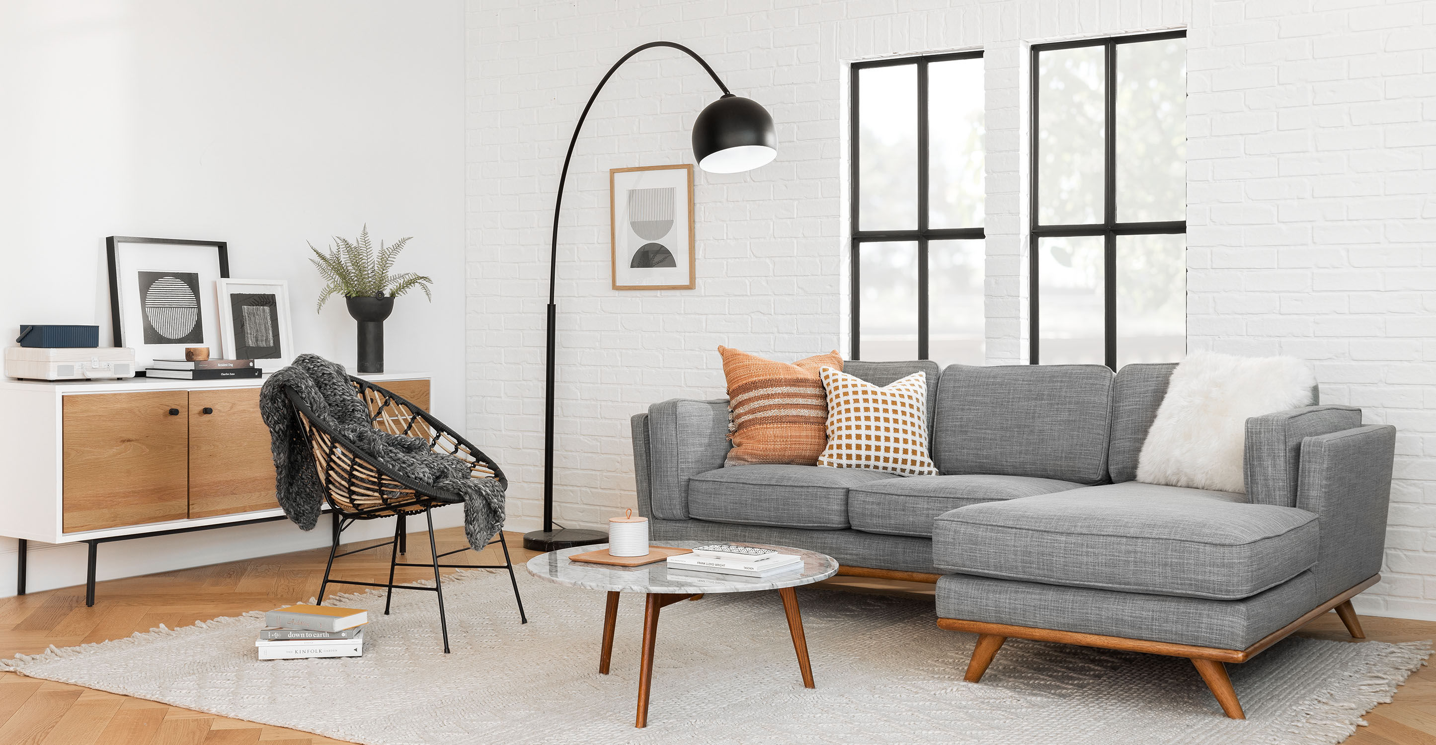 Timber Pebble Gray Right Sectional thumbnail 2