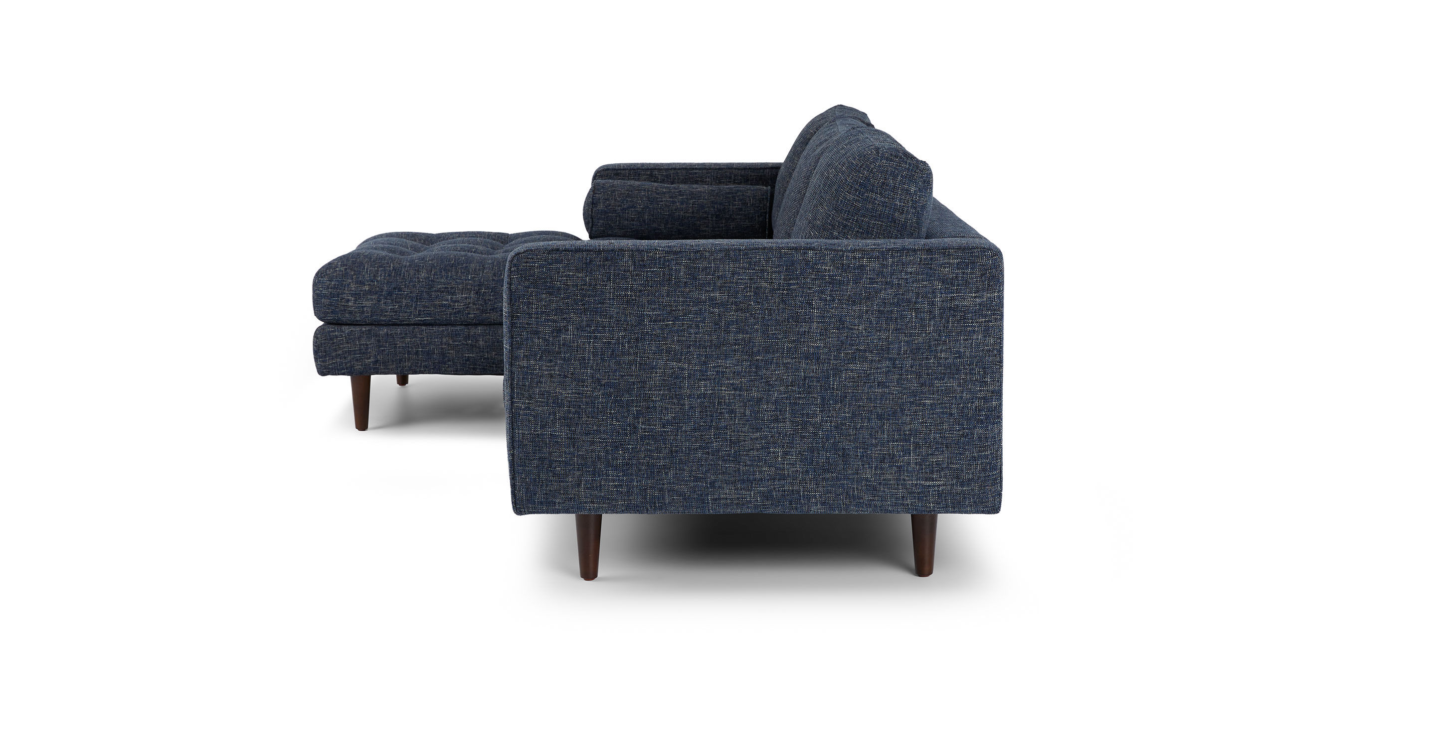 Sven Neptune Blue Left Sectional Sofa thumbnail 4