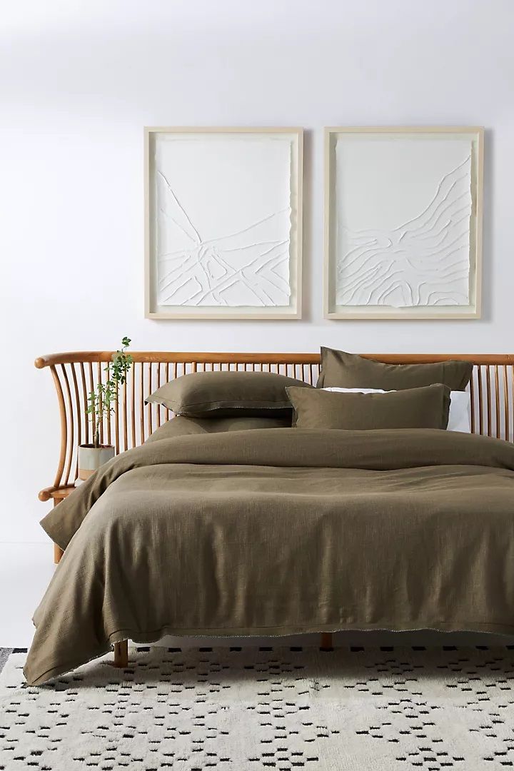Luxe Linen Blend Duvet Cover-King thumbnail 2