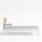 Maren Kids White Cane Bed-Twin thumbnail 4