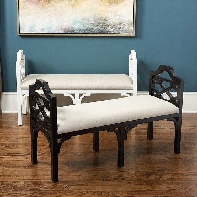 Hannah Fretwork Bench thumbnail 2