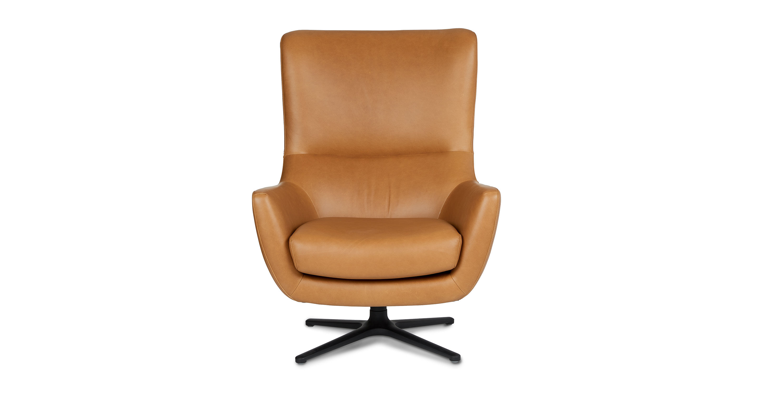 Agga Charme Tan Swivel Chair thumbnail 3