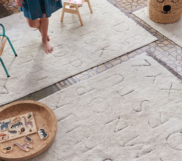 Rugcycled ABC Rug Natural 3'x4'3 thumbnail 4