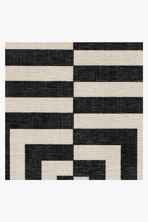 Jonathan Adler Op Art Charcoal Rug 9'x12' thumbnail 2