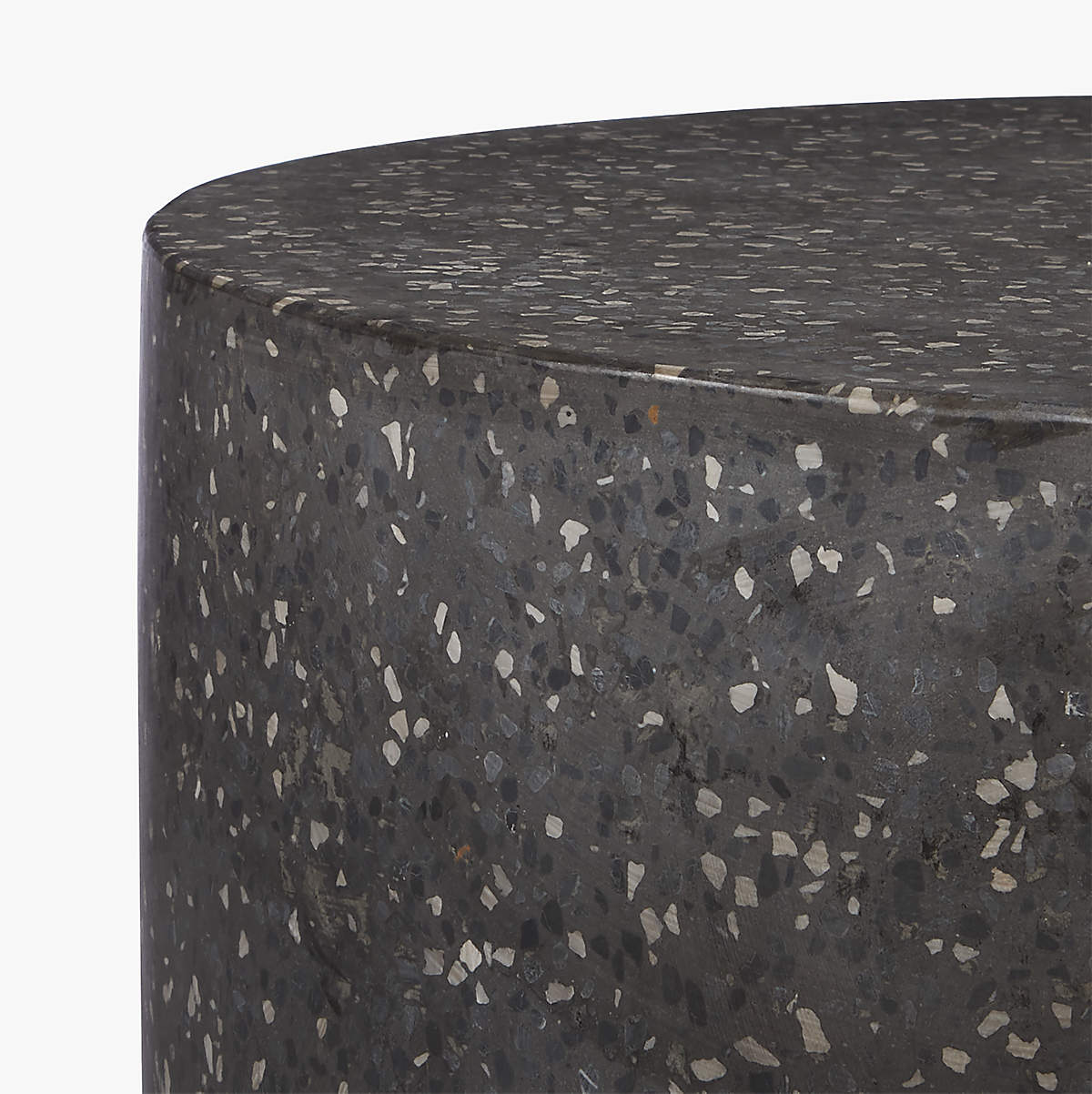Terrazzo Black Outdoor Coffee Table thumbnail 3