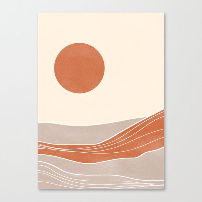 Boho Sun and Moon Print Unframe 24" x 34" thumbnail 2
