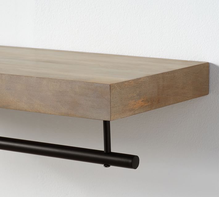 Brighton Closet Shelf With Rail (36"-48") thumbnail 4