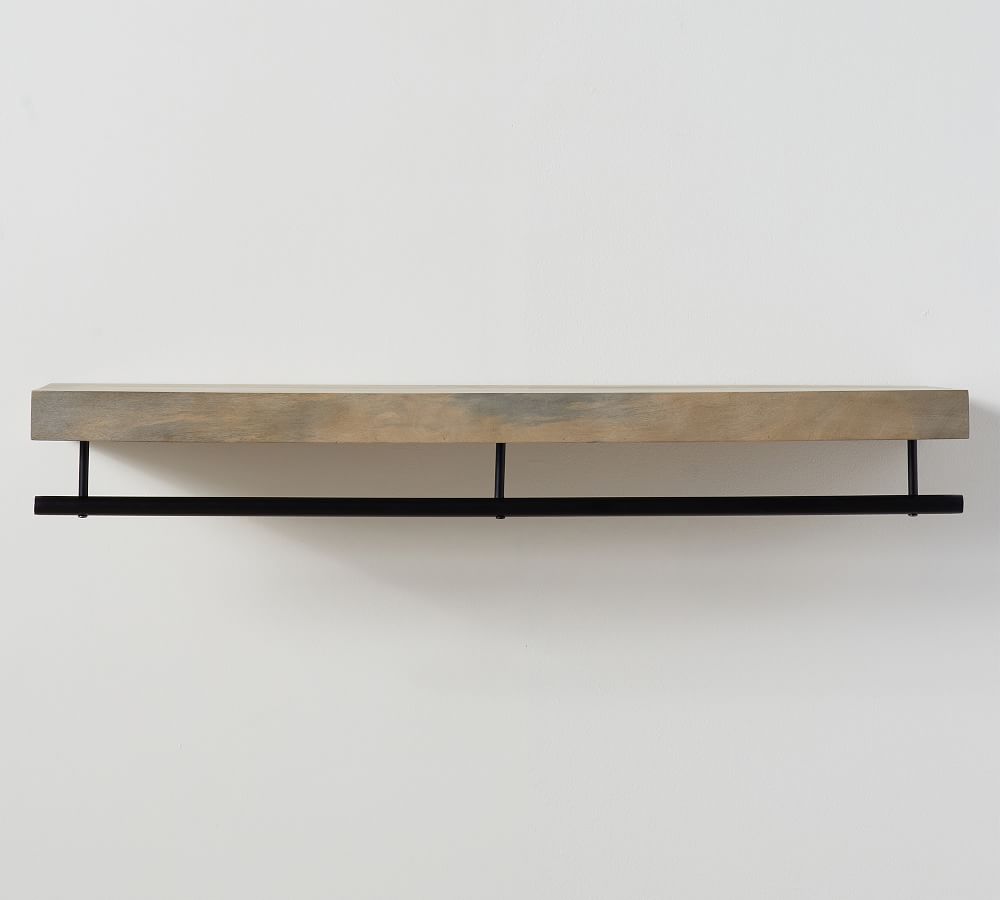 Brighton Closet Shelf With Rail-48" thumbnail 2