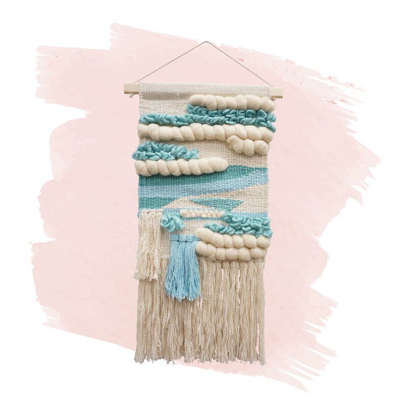 Wool Wall Hanging with Hanging Accessories Included thumbnail 4