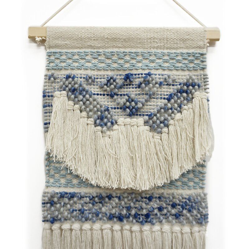 Wool Wall Hanging with Hanging Accessories Included thumbnail 2