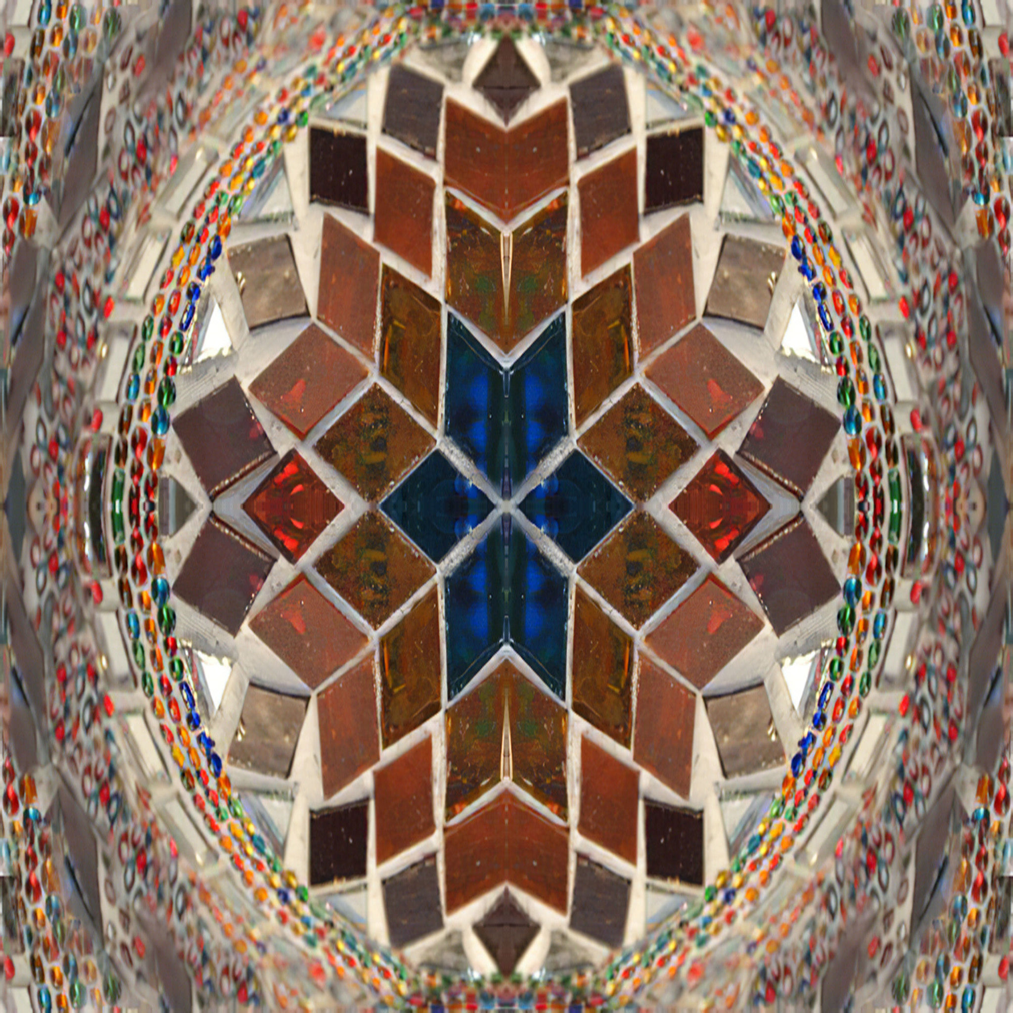 Turkish Lamp Moroccan Style Mosaic Bedside Night Lamp thumbnail 4
