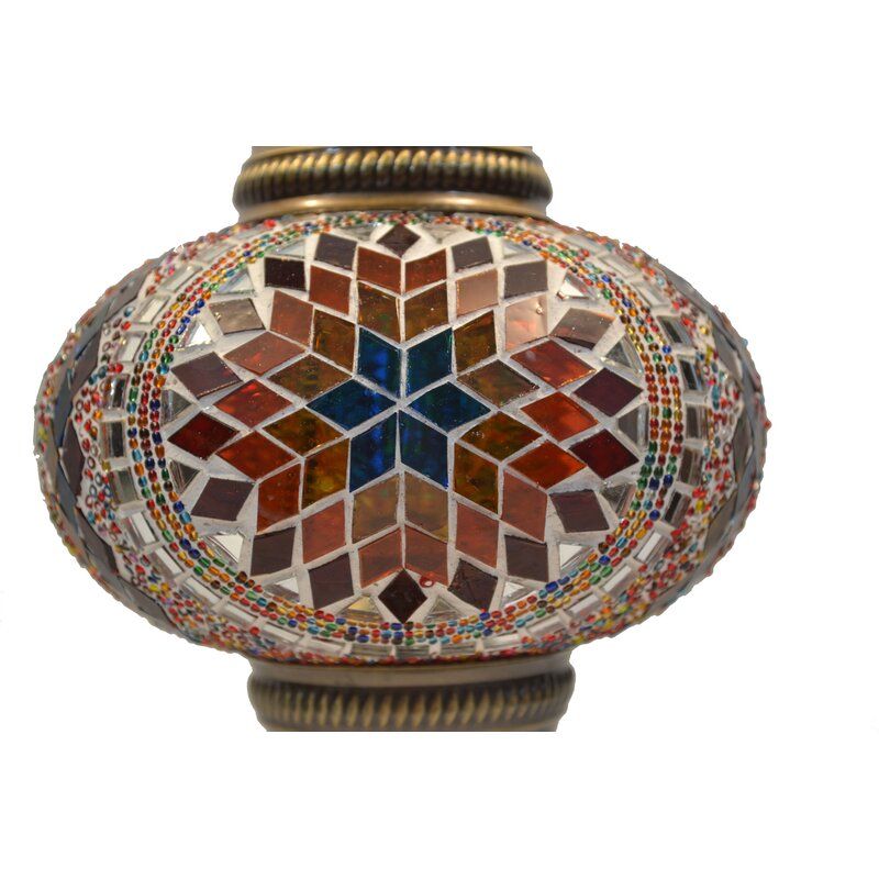 Turkish Lamp Moroccan Style Mosaic Bedside Night Lamp thumbnail 3