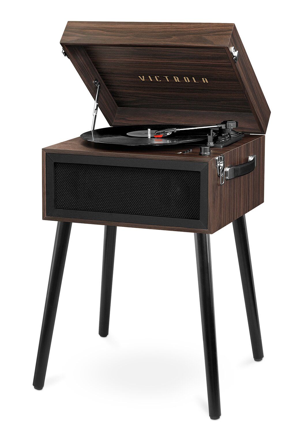 Bluetooth Decorative Record Player Stand with 3 Speed Turntable thumbnail 2