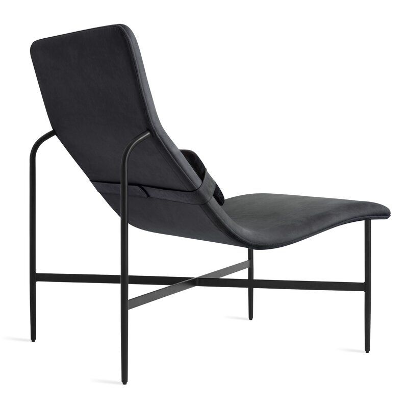 Blu Dot Leather Lounge Chair thumbnail 3