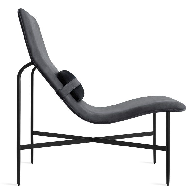 Blu Dot Leather Lounge Chair thumbnail 2