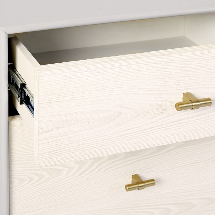 Modernist Wood & Lacquer Nightstand - Winter Wood thumbnail 4