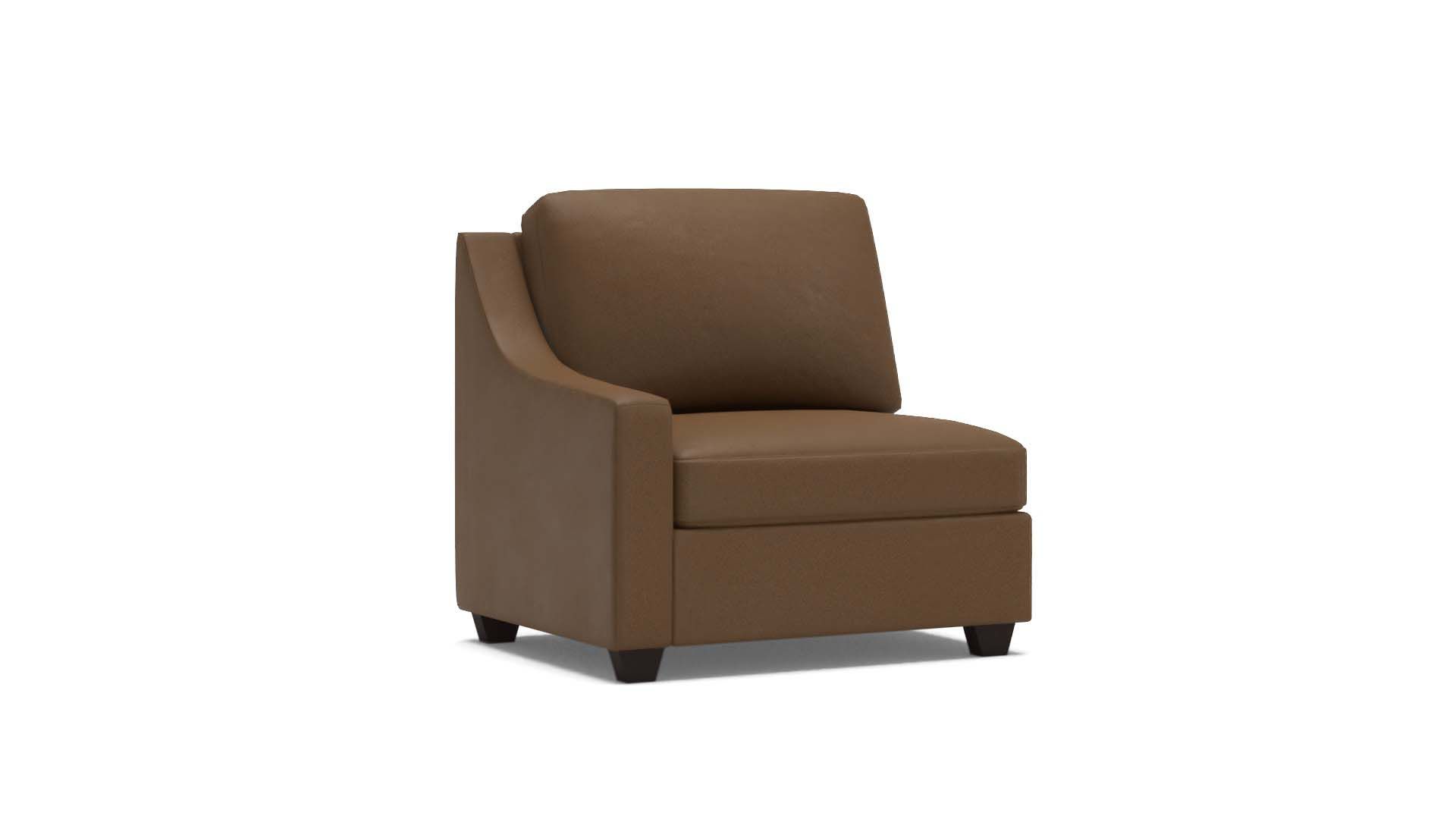 Build Your Own York Slope Right Arm Leather Chair thumbnail 2