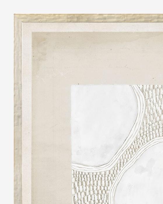 Beige Abstract 6 With Frame 13"x17" thumbnail 3