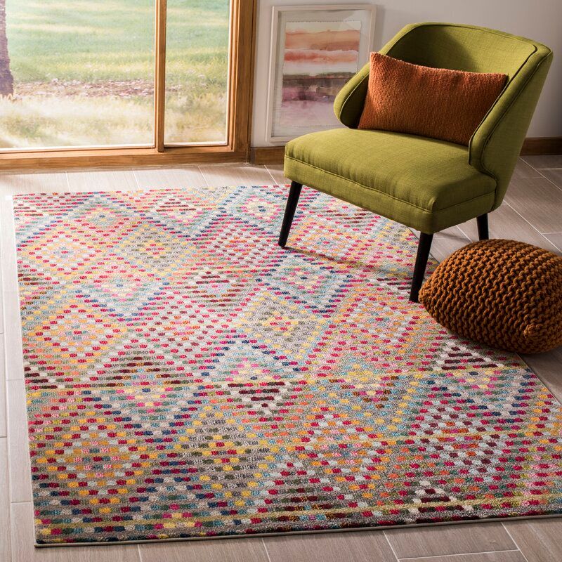 Geometric Multicolor Area Rug-8'x10' thumbnail 2