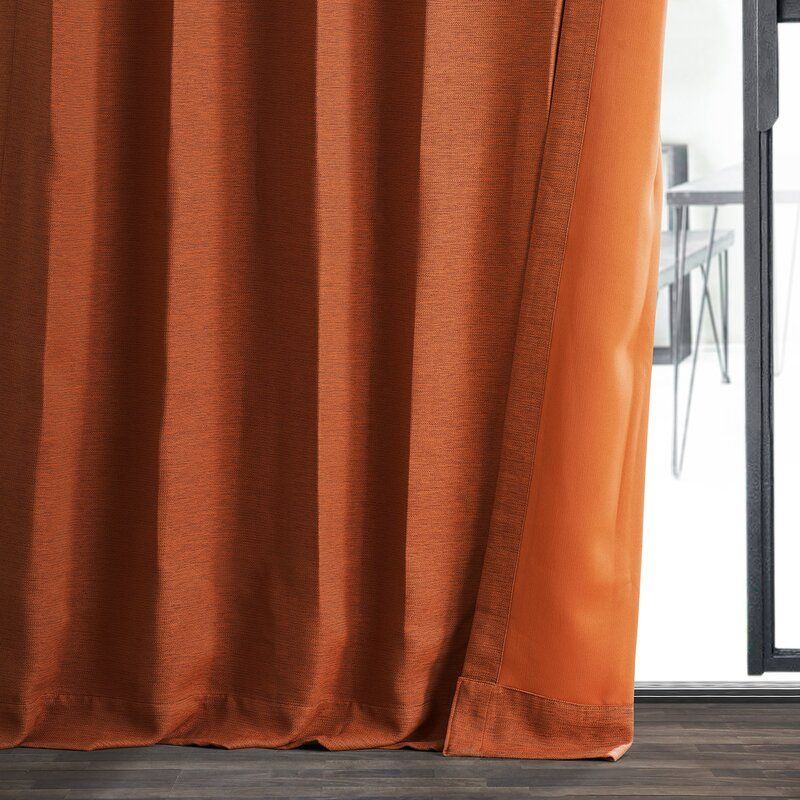 Freemansburg Room Darkening Rod Pocket Single Curtain Panel 108" thumbnail 3
