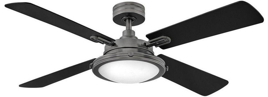 Genevieve Led Ceiling Fan Pewter Matte Black thumbnail 3