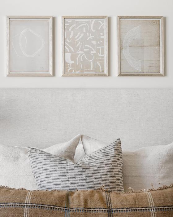 Beige Abstract 7 With Frame-13''x17'' thumbnail 3